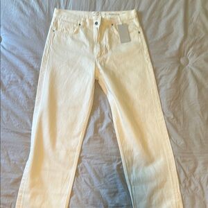 COS White Straight Jeans